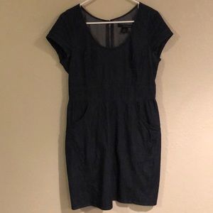 Calvin Klein jeans denim cap sleeve dress